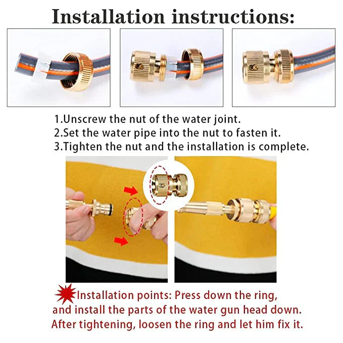 Nozzle Brass Water Spray Duty Pressure Washer