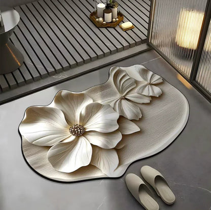 Floral Plush Diatomaceous Earth Floor Mat Buy