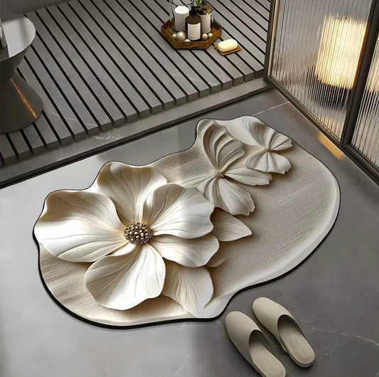 Floral Plush Diatomaceous Earth Floor Mat Buy
