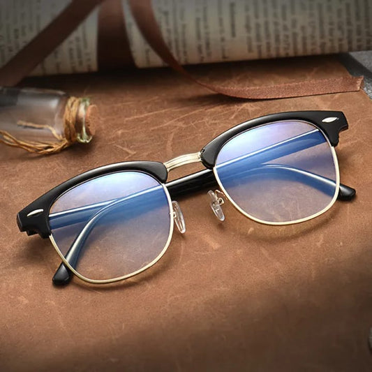 Glasses Daily Use Bifocal Korean Half Metal