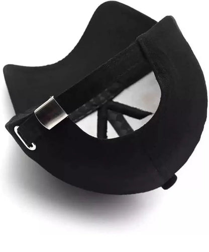 A- Adjustable Black Plain Cap Unisex Quick Drying Sun Hat For Summer Activities