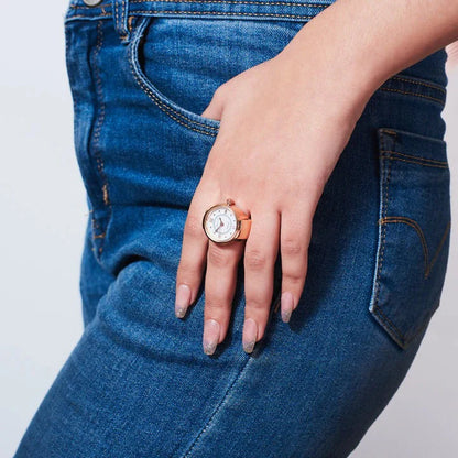Ring Watch Unisex Analogue Quartz Finger 299