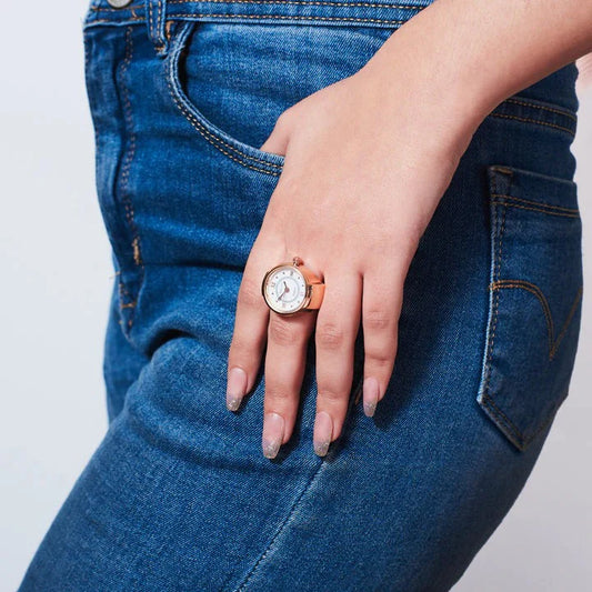 Ring Watch Unisex Analogue Quartz Finger 299