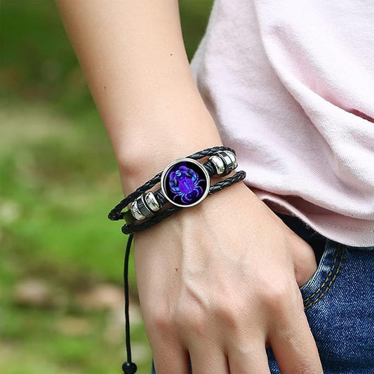 Adjustable Zodiac Sign Manifestation Bracelet Energized 249
