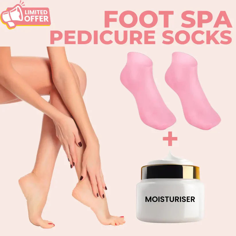 Foot Spa Pedicure Silicone Socks For Men