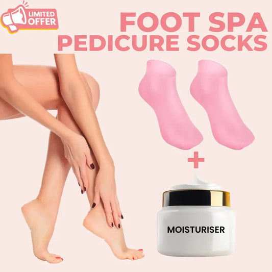 Foot Spa Pedicure Silicone Socks For Men