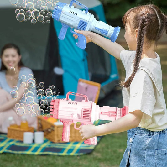 Hole Automatic Bubble Maker Blower Machine