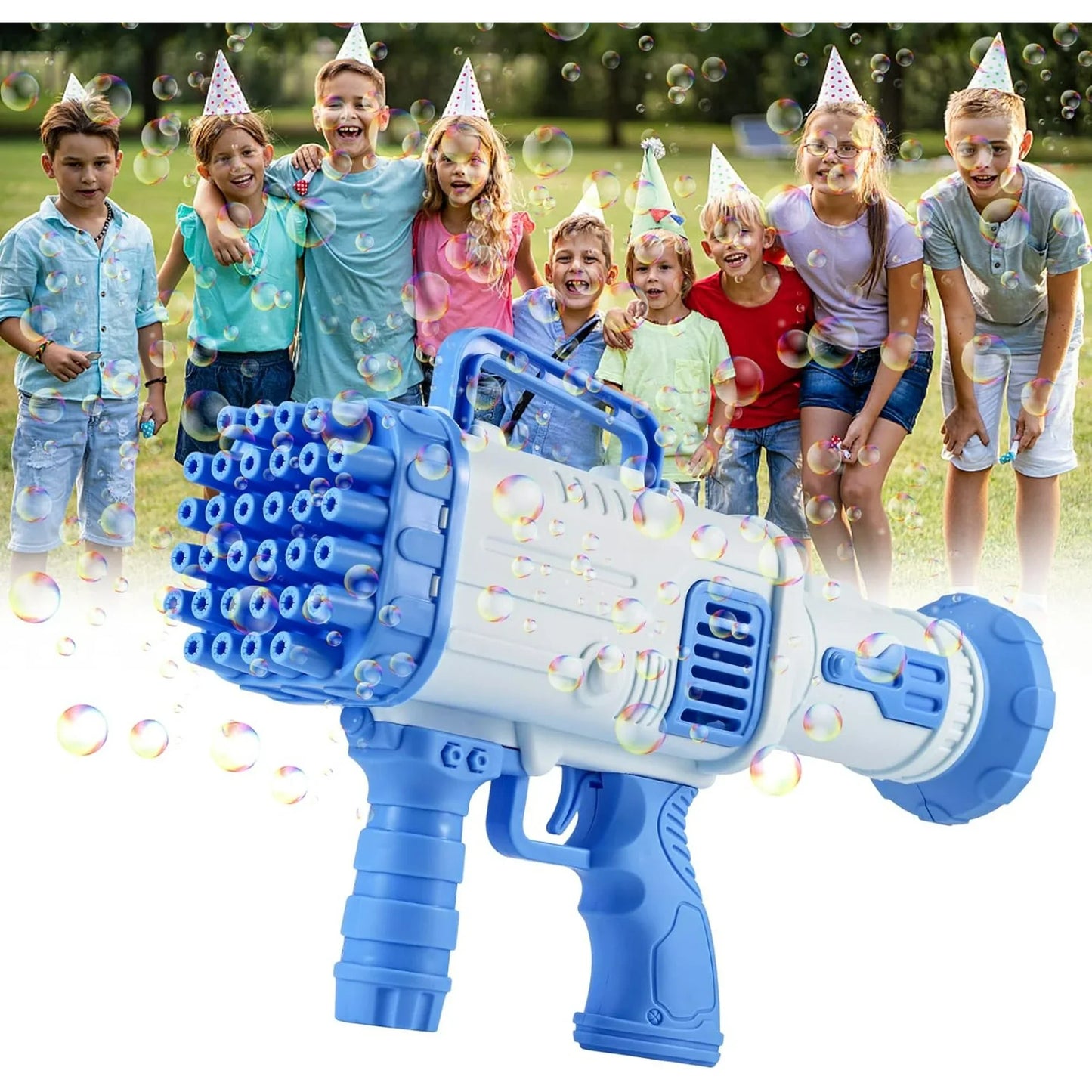 Hole Automatic Bubble Maker Blower Machine