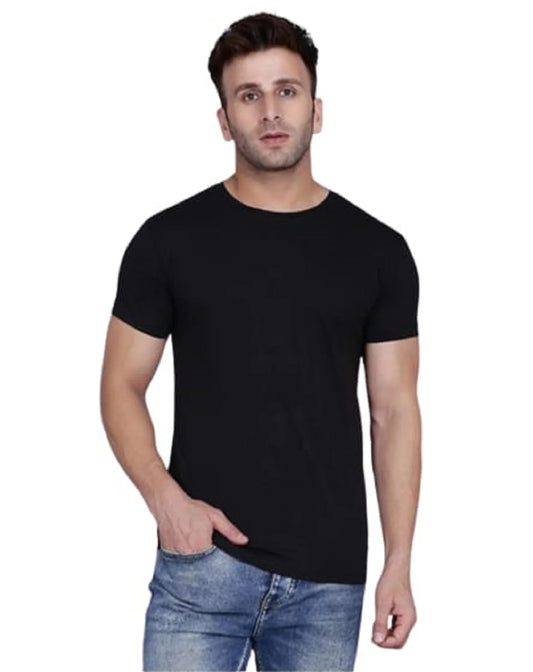 Mens Half Sleeves Round Neck T-shirt