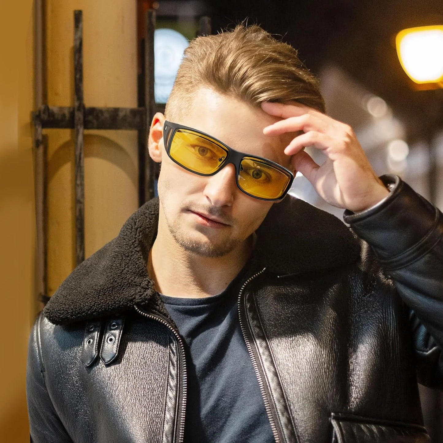 Night Glasses Bluetooth Anti Glare Vision