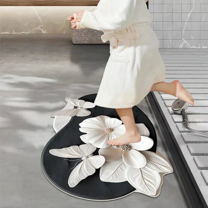 Floral Plush Diatomaceous Earth Floor Mat Buy