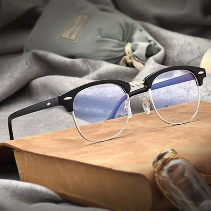 Glasses Daily Use Bifocal Korean Half Metal