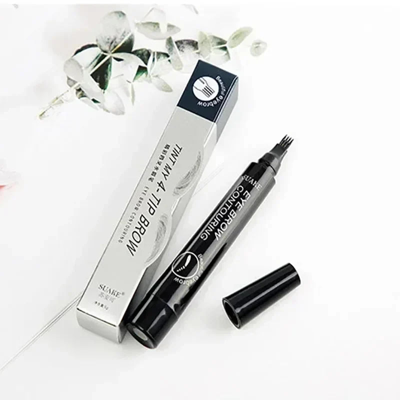 Buy One Get One Waterproof 4 Points Long Lasting Eyebrow Pen