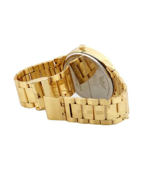 Wireless Watch Earpods With Charging Inbuilt Powerbank With Free Golden Analog Watch